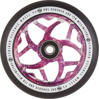 Striker Essence V3 Black PU 110mm Stunt Scooter Rolle - Purple Galaxy-ScootWorld.de