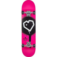 Blueprint Spray Heart Skateboard Komplettboard - Rosa-ScootWorld.de