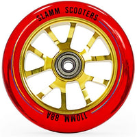 Slamm V-10 II Ghost Hjul Til Løbehjul - Guld/Rød-ScootWorld.de