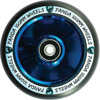 Panda Balloon Fullcore 100mm Stunt Scooter Rolle - Blau Chrome-ScootWorld.de