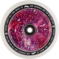 Striker Lighty Fullcore V3 White PU 110mm Stunt Scooter Rolle - Lila Galaxy-ScootWorld.de