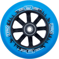 Longway Tyro Nylon Core Stunt Scooter Rolle - Blue/Black Flame-ScootWorld.de