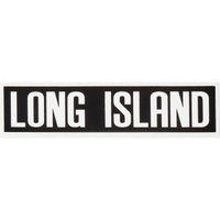 Long Island Klistermærke - Sort-ScootWorld.de