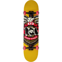 KFD Young Gunz Skateboard Komplettboard - Bagde Yellow-ScootWorld.de