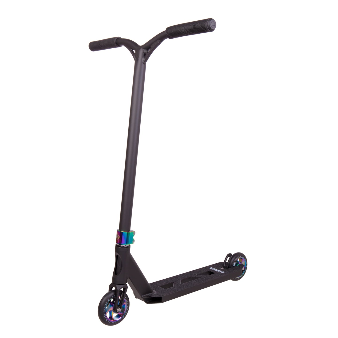 Striker Lux Stunt Scooter - Schwarz/Regenbogen-ScootWorld.de