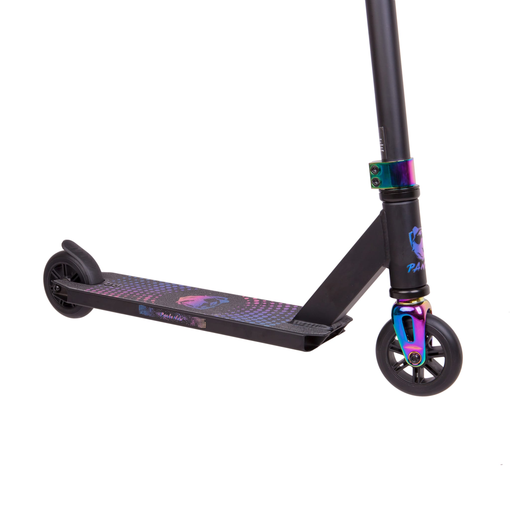 Panda Nubi Stunt Scooter - Schwarz/Regenbogen-ScootWorld.de
