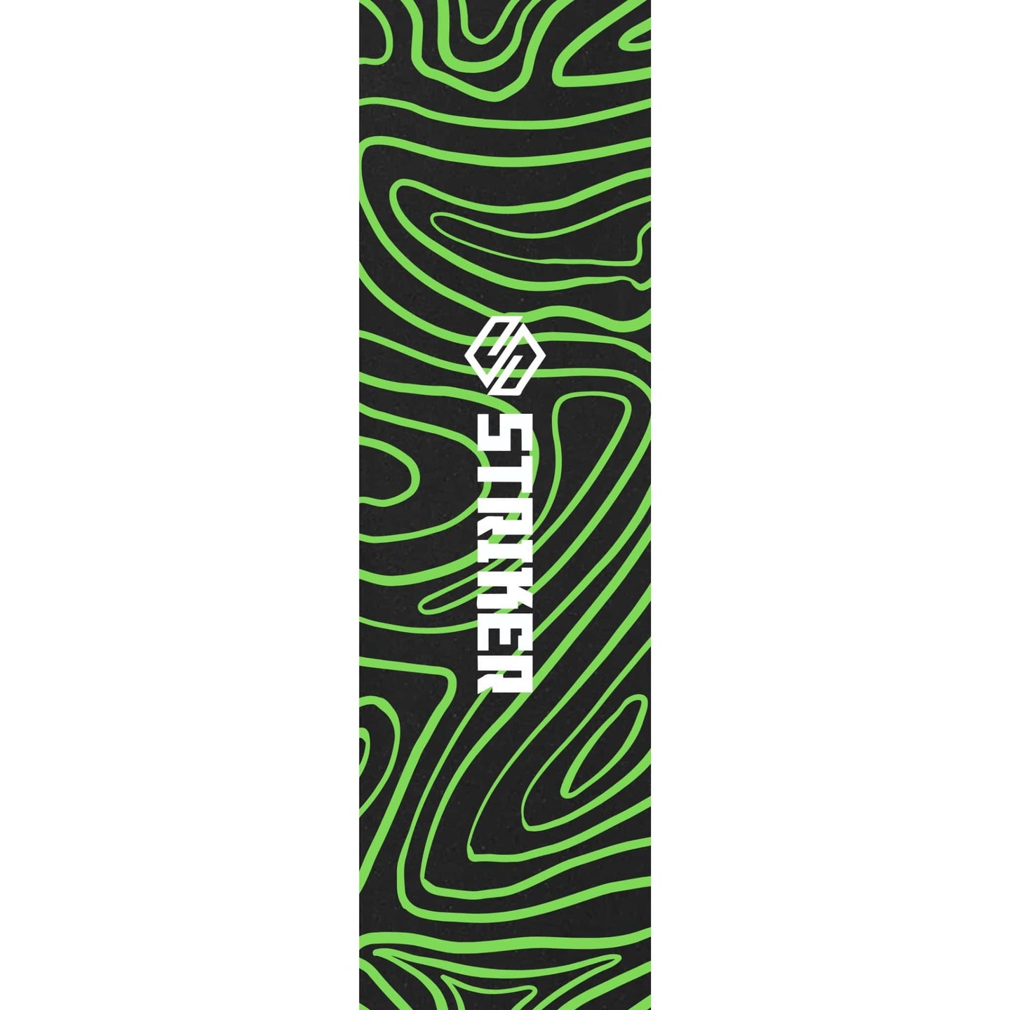 Striker 6.5" Stunt Scooter Griptape - Topo Swirl Green-ScootWorld.de