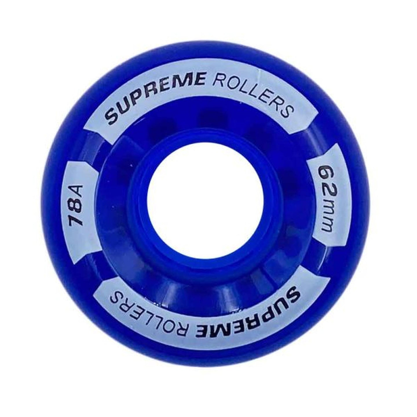 Supreme Rollers Quad Rollen 62mm/78A - Blue-ScootWorld.de