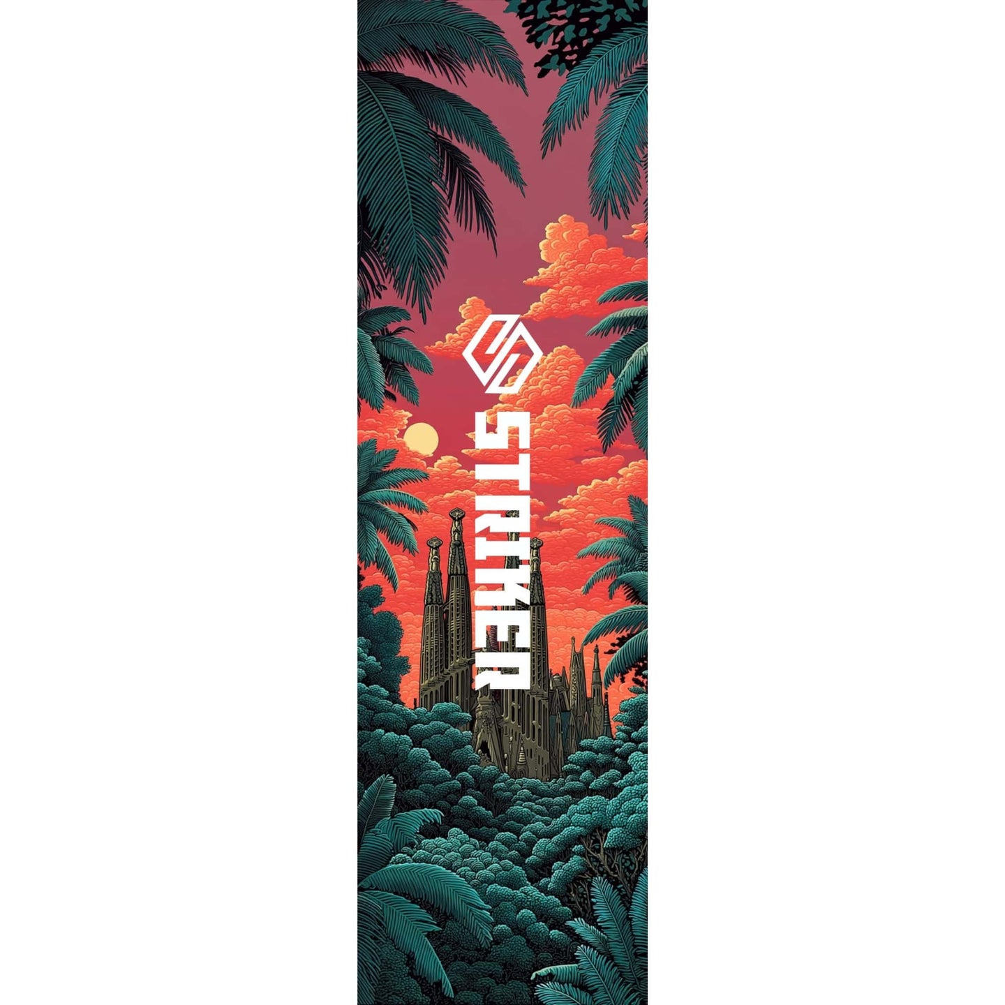Striker 6.5" Stunt Scooter Griptape - Barcelona Palms-ScootWorld.de