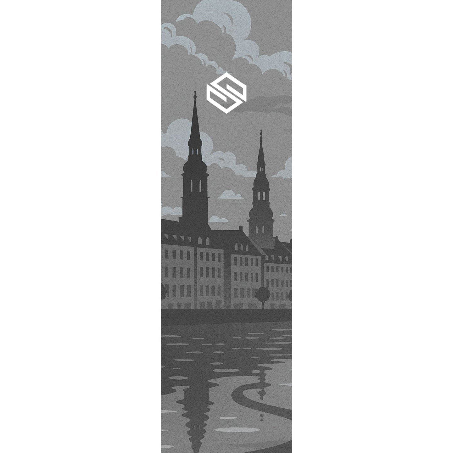 Striker 6.5" Stunt Scooter Griptape - City Skyline Mono-ScootWorld.de