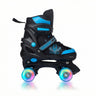 VENOR Ignite LED Side-By-Side Rollschuhe - Schwarz/Blau
