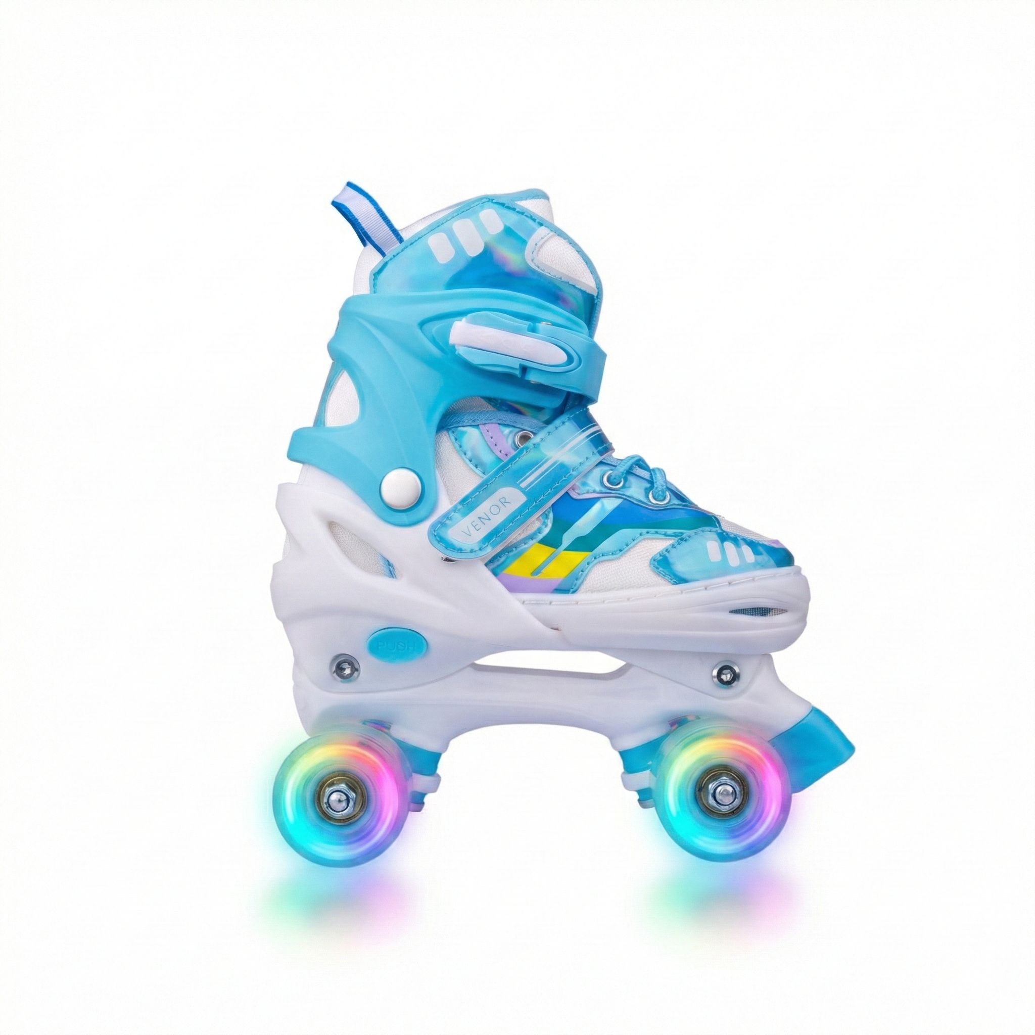 VENOR Ignite LED Side-By-Side Rollschuhe - Türkis-ScootWorld.de