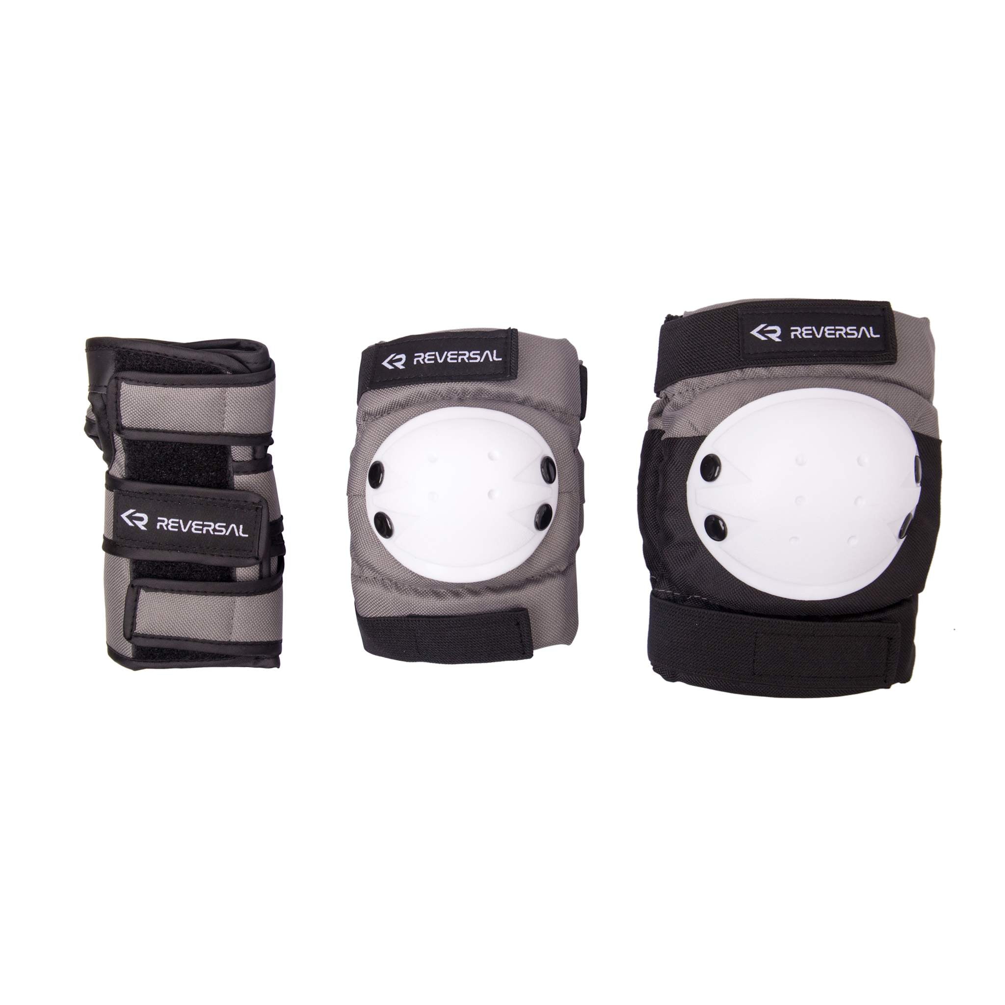 Reversal Protektoren Set Kinder 3-Pack - Schwarz/Grau-ScootWorld.de