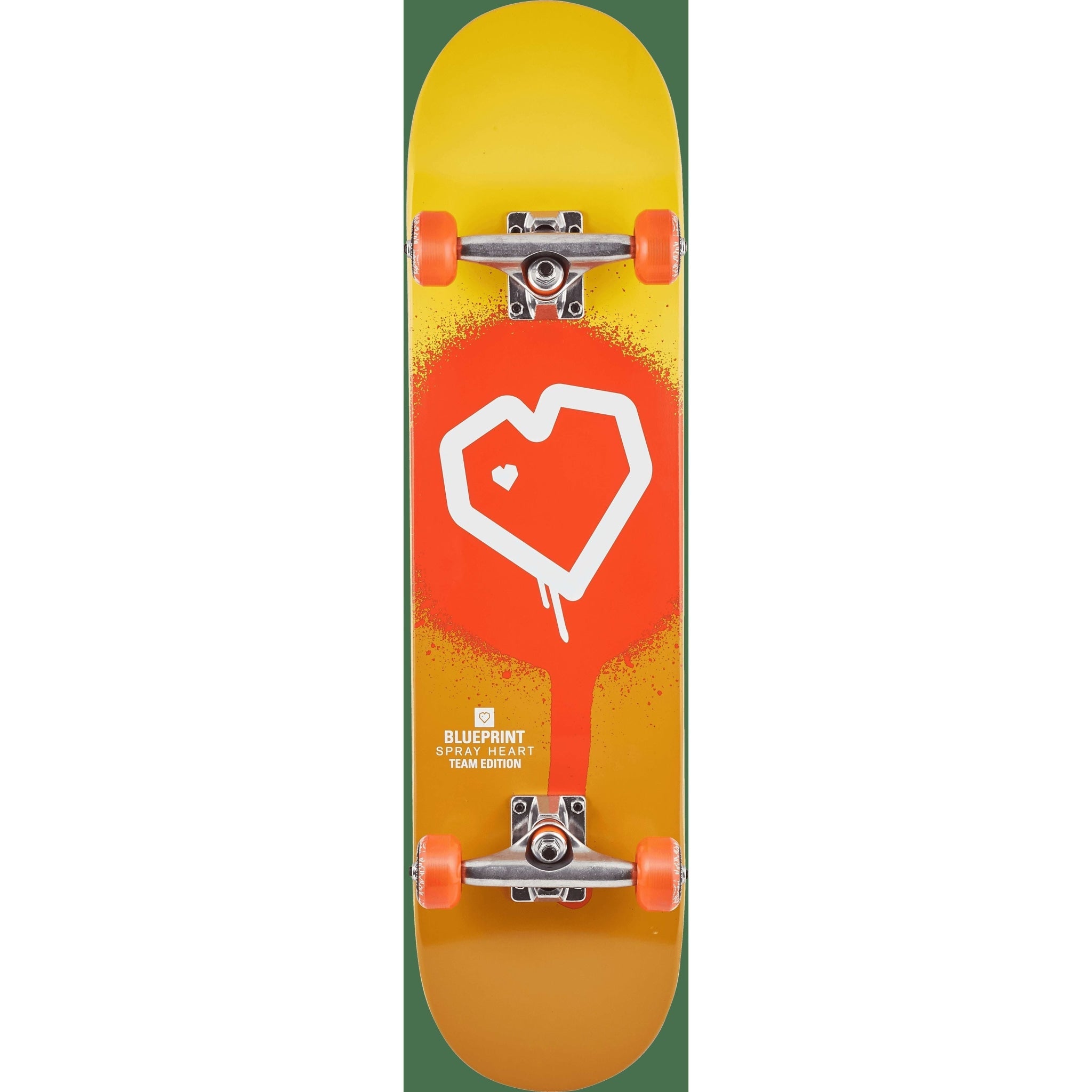 Blueprint Spray Heart Skateboard Komplettboard-ScootWorld.de