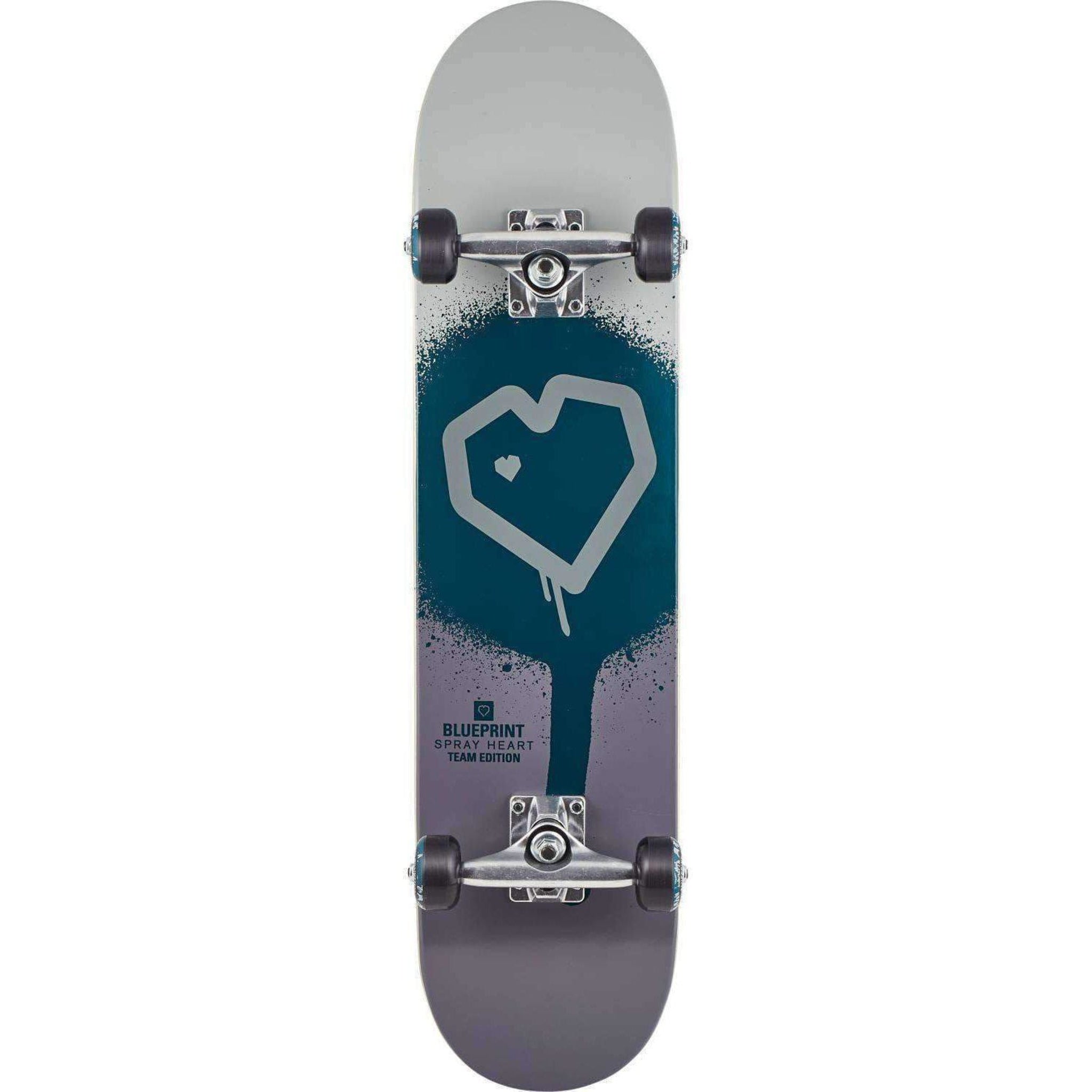 Blueprint Spray Heart Skateboard Komplettboard-ScootWorld.de