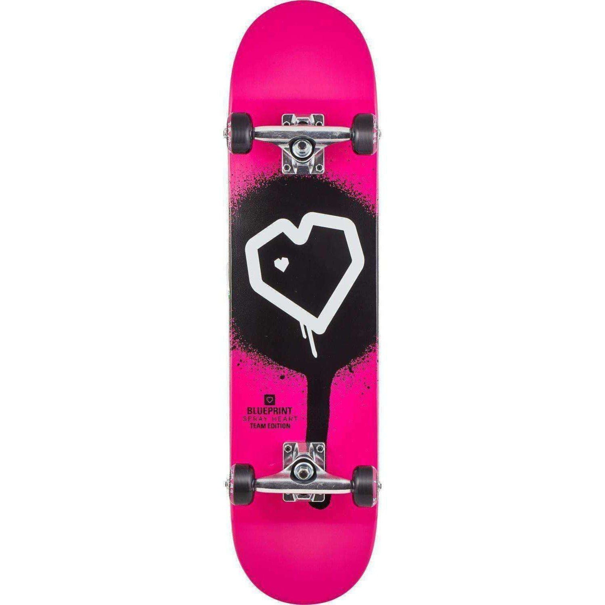 Blueprint Spray Heart Skateboard Komplettboard-ScootWorld.de