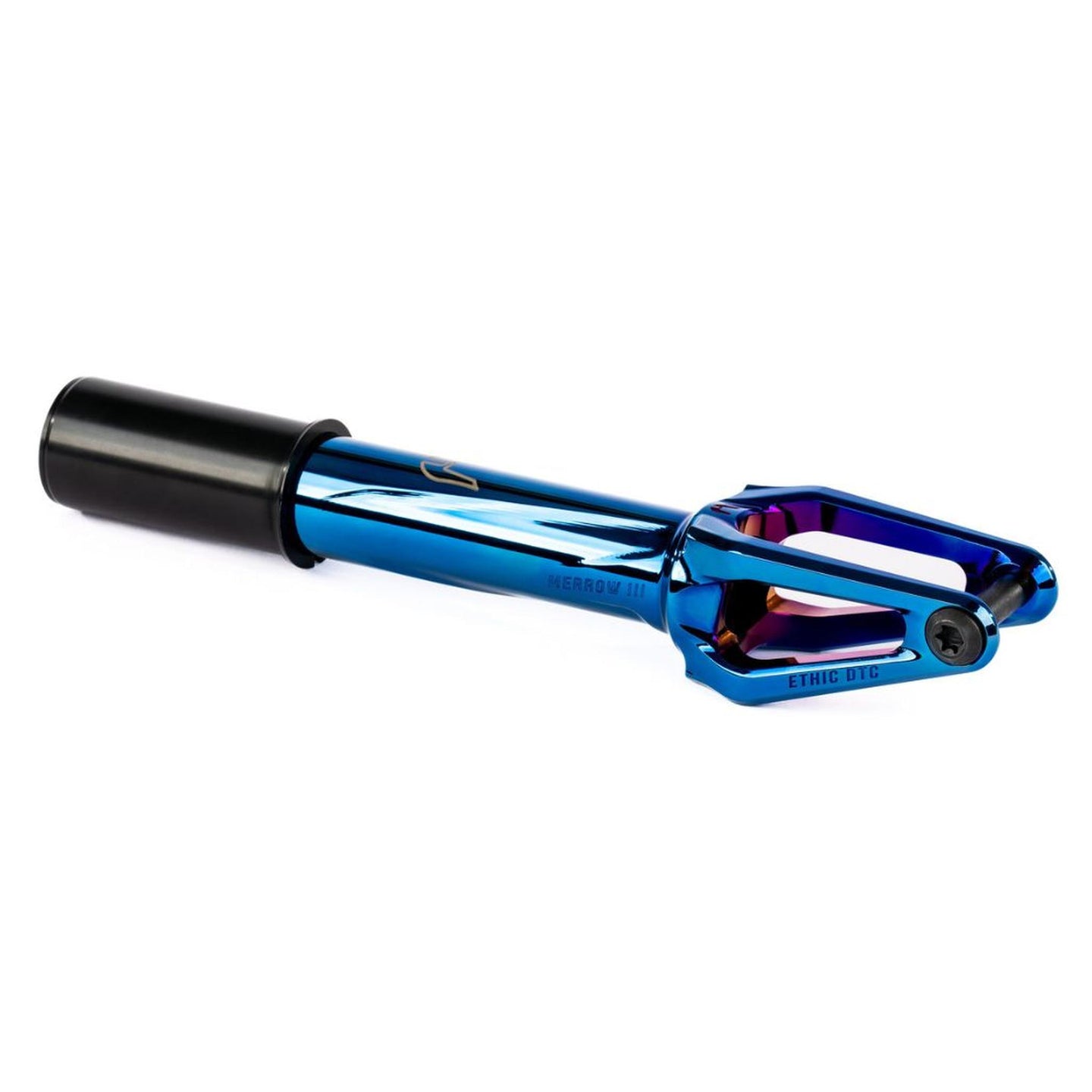 Ethic Merrow HIC V3 Stunt Scooter Fork - Blau Chrome-ScootWorld.de