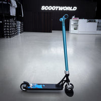Striker Panda Freestyle Custom Build - Schwarz/Türkis/Silber-ScootWorld.de