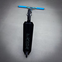 Striker Panda Freestyle Custom Build - Schwarz/Türkis/Silber-ScootWorld.de