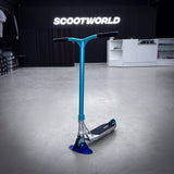 Striker Ethic Pande Raw/Teal Custom Stunt Scooter - Raw/Türkis-ScootWorld.de