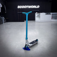 Striker Ethic Pande Raw/Teal Custom Stunt Scooter - Raw/Türkis-ScootWorld.de