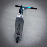 Striker Ethic Pande Raw/Teal Custom Stunt Scooter - Raw/Türkis-ScootWorld.de