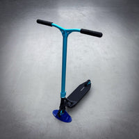 Striker Ethic Pande Black/Teal Custom Stunt Scooter - Schwarz/Türkis-ScootWorld.de