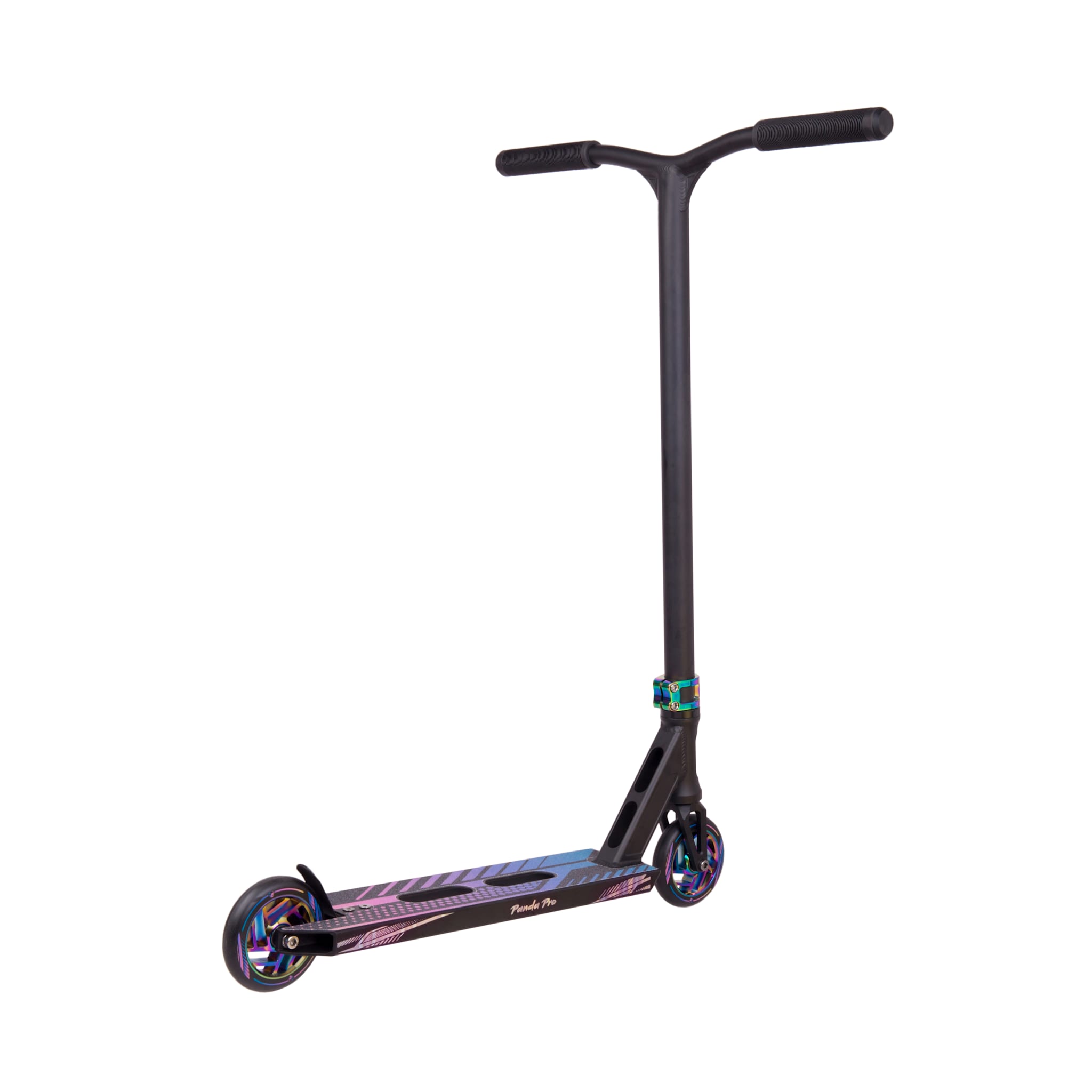 Panda Pro Stunt Scooter - Schwarz/Regenbogen-ScootWorld.de
