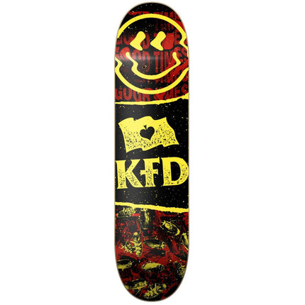 KFD Logo DIY Skateboard Deck - Red-ScootWorld.de