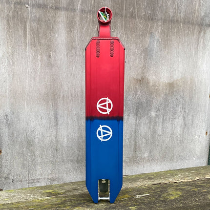 Limited Apex ID Red/Blue Stunt Scooter Deck - Red/Blue-ScootWorld.de