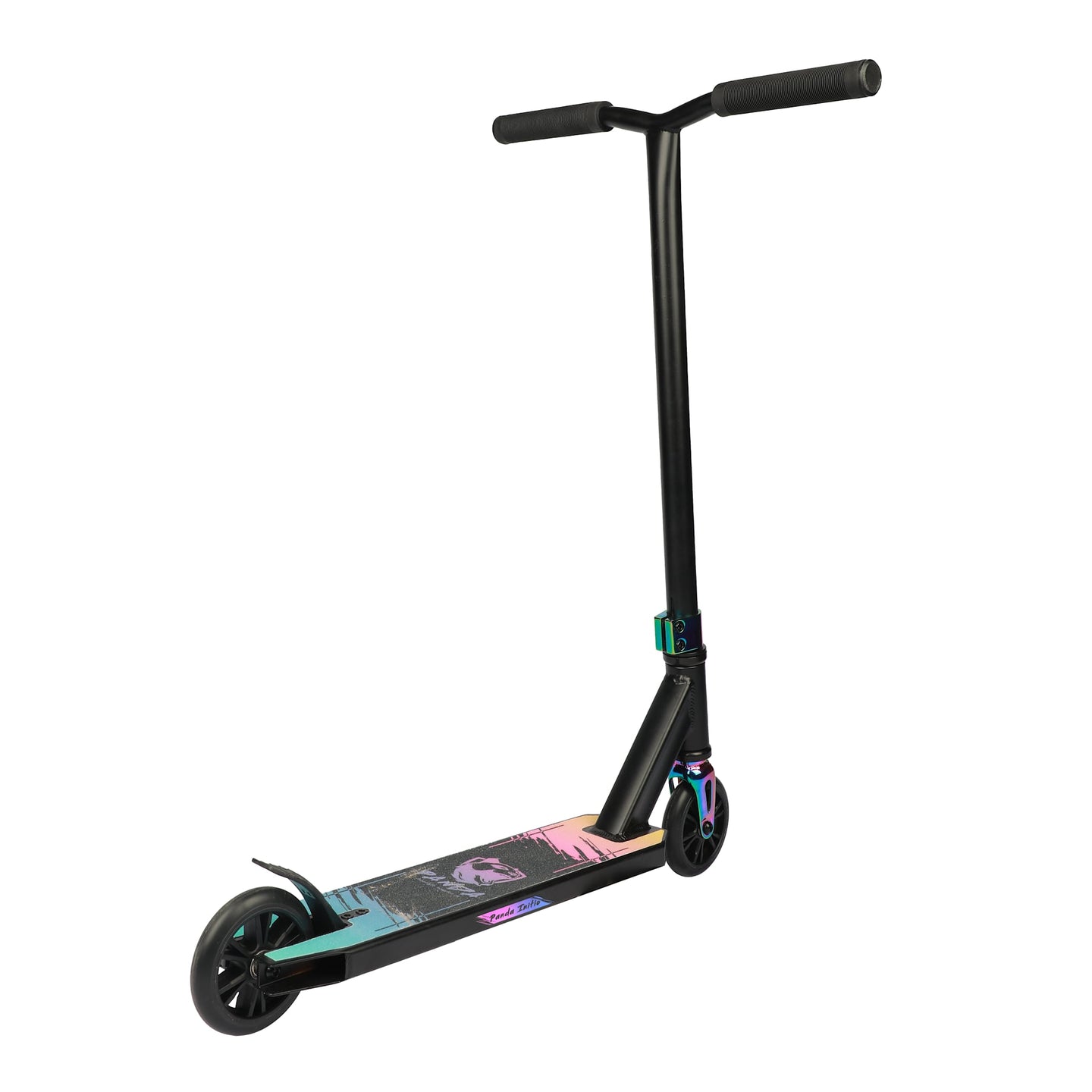 Panda Initio V2 Stunt Scooter - Schwarz/Regenbogen-ScootWorld.de