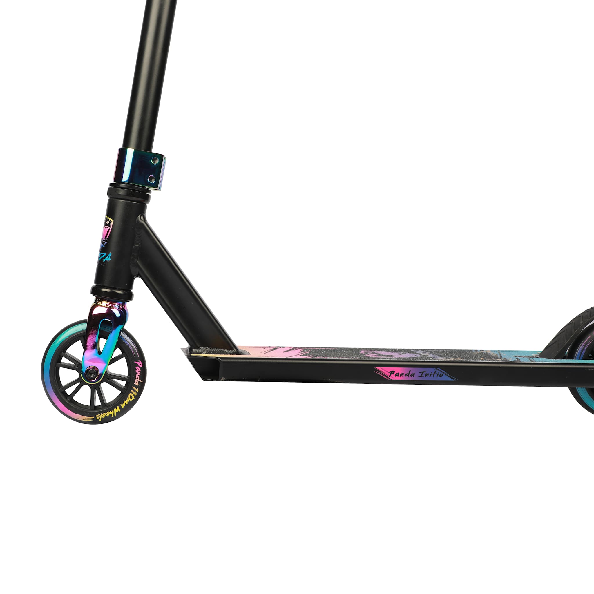 Panda Initio V2 Stunt Scooter - Schwarz/Regenbogen-ScootWorld.de