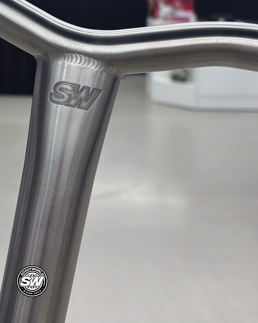ScootWorld Titan Stunt Scooter Bar Bend Raw