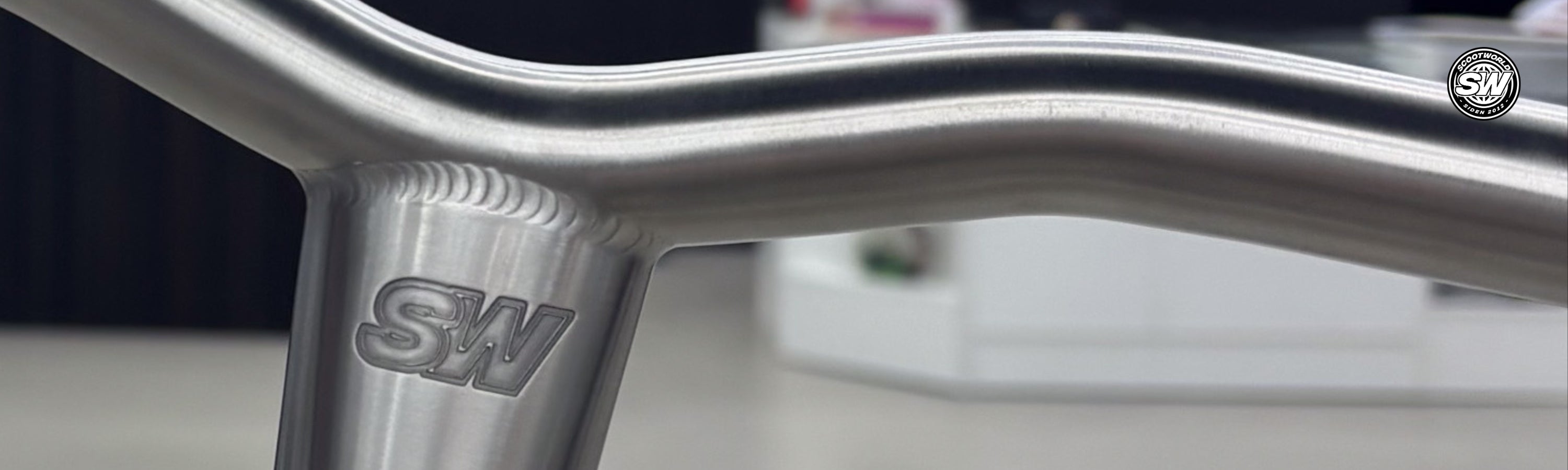 ScootWorld Titan Stunt Scooter Bar Bend Raw