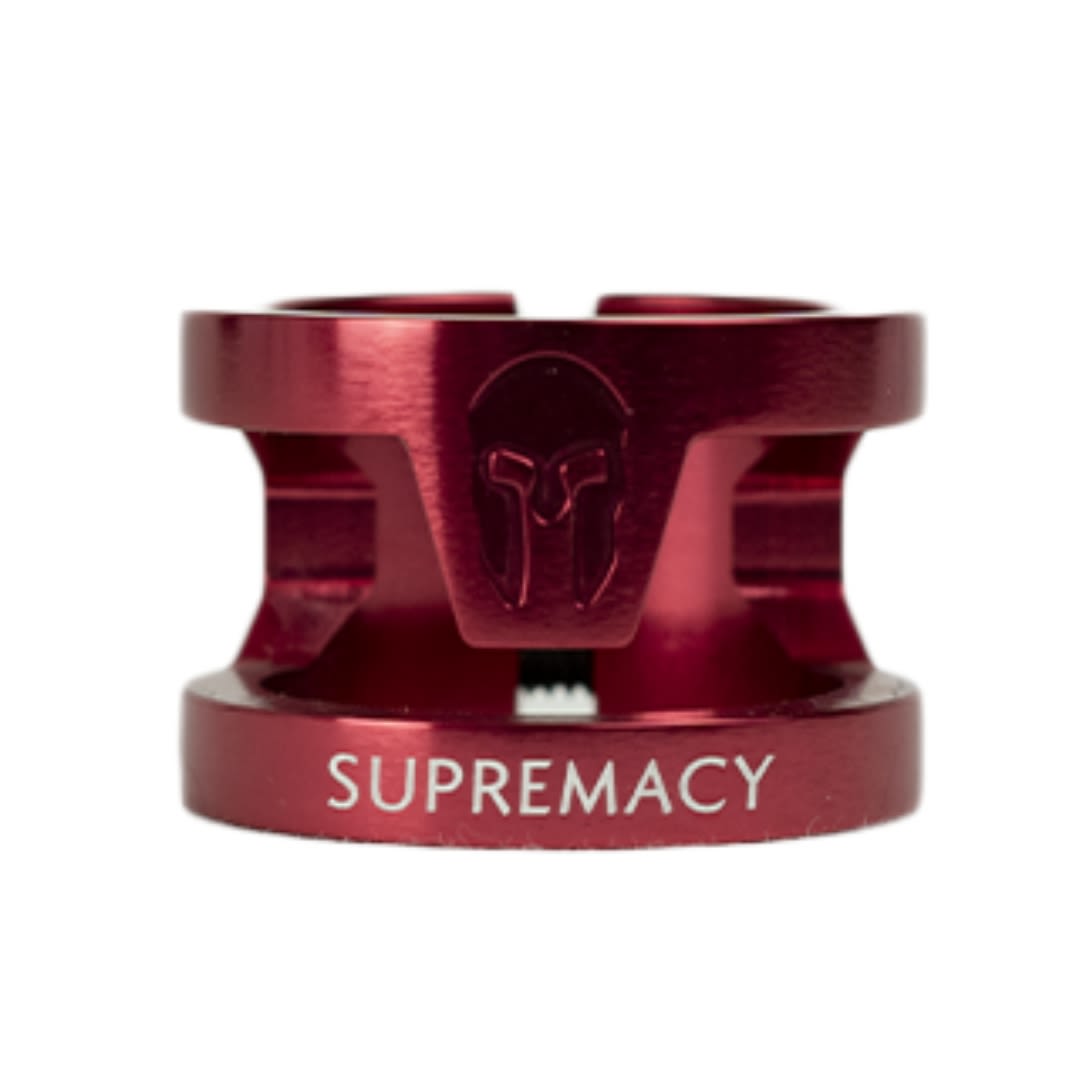 Supremacy Spartan Double Stunt Scooter Clamp - Red-ScootWorld.de