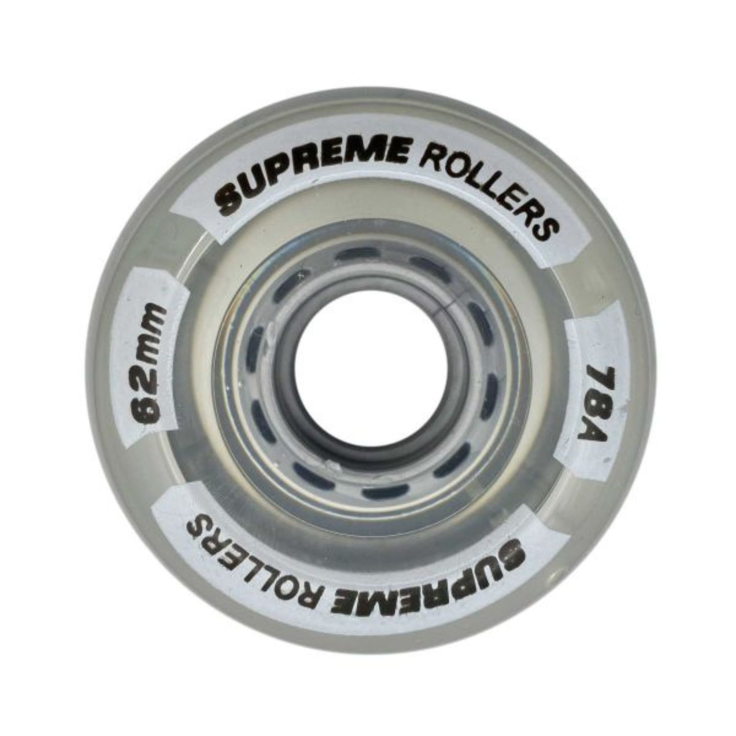 Supreme Rollers Quad Rollen 62mm/78A - Klar-ScootWorld.de