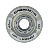 Supreme Rollers Quad Rollen 62mm/78A - Klar-ScootWorld.de