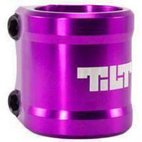 Tilt ARC Double Stunt Scooter Clamp - Purple-ScootWorld.de