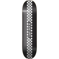 Heart Supply Check Stripe Skateboard Deck - Black-ScootWorld.de