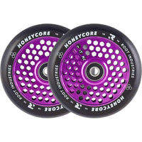 Root Honeycore 110mm Stunt Scooter Rollen 2-pack - Purple-ScootWorld.de