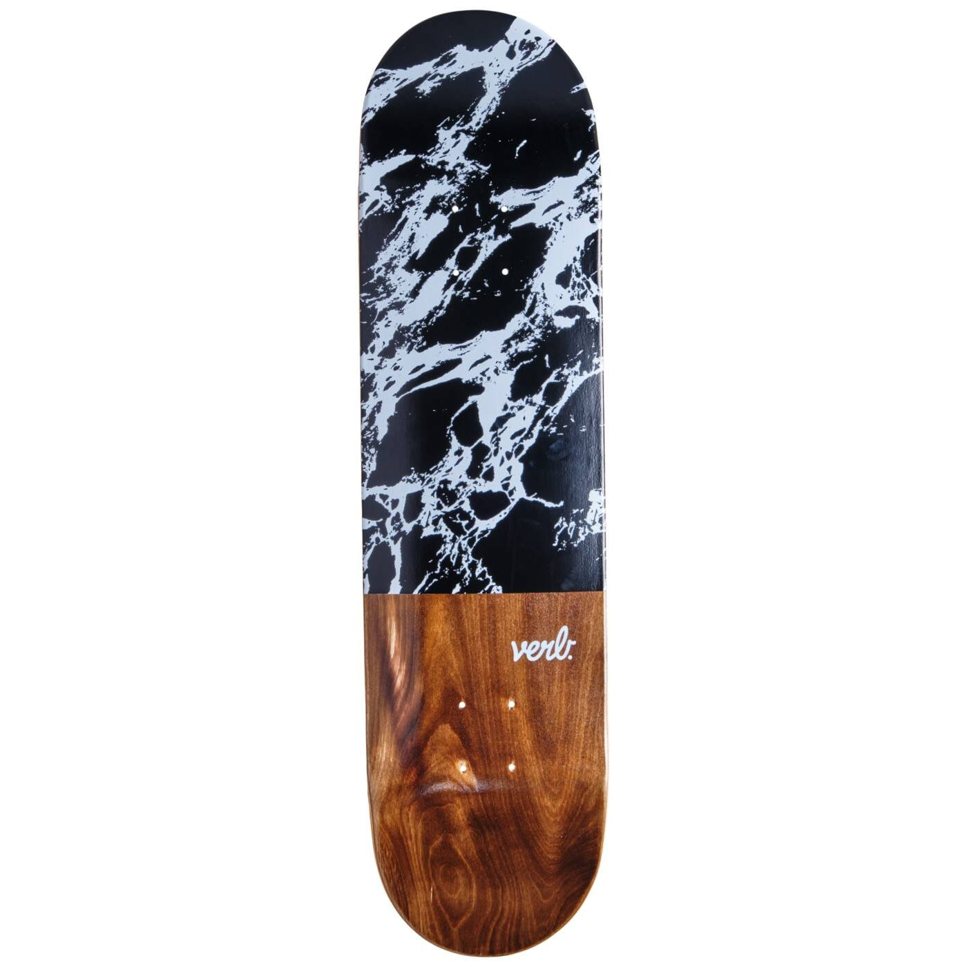 Verb Marble Dip Skateboard Deck - Black-ScootWorld.de