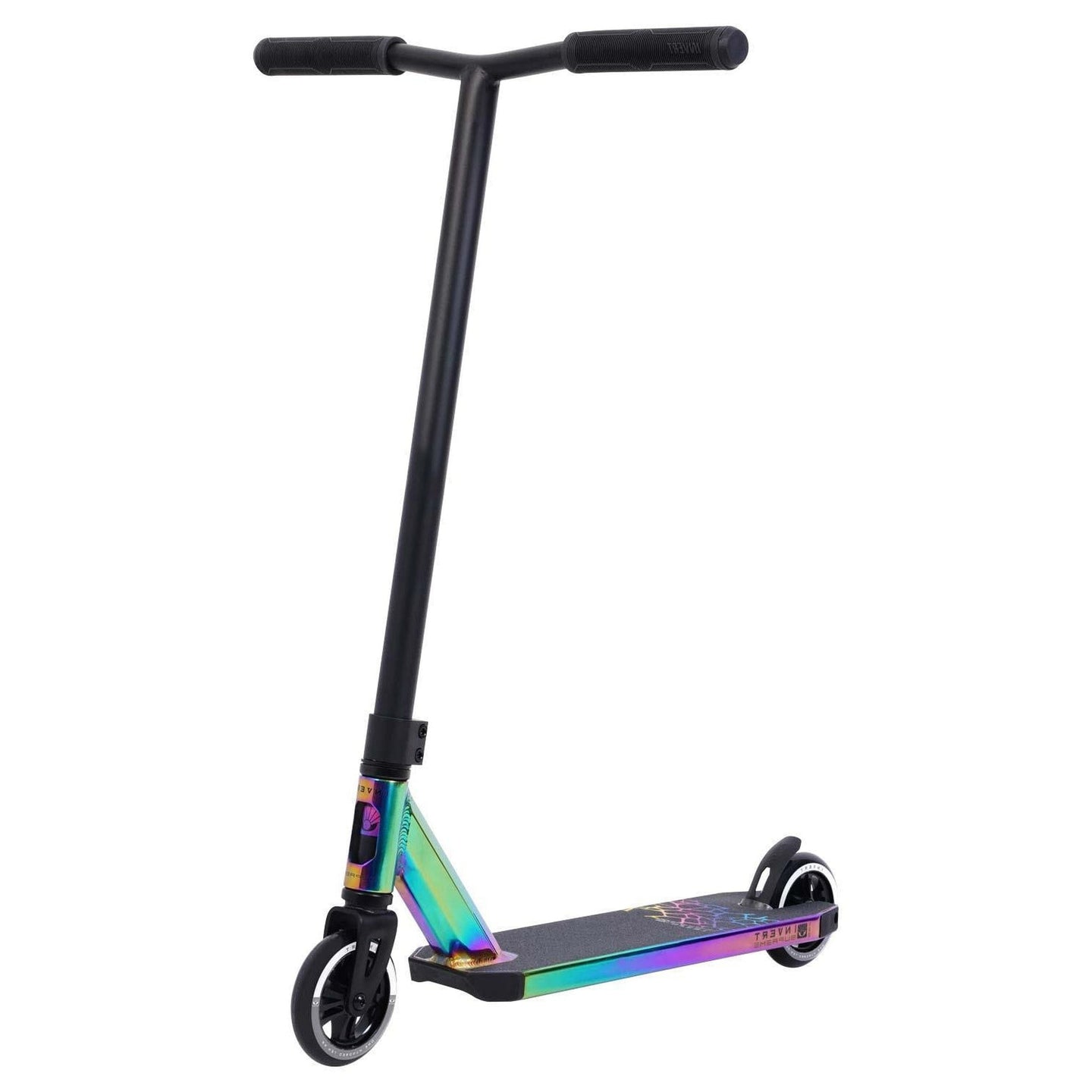 Invert Supreme Bend Stunt Scooter Bar - Regenbogen/Schwarz-ScootWorld.de