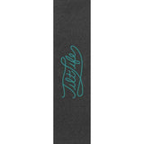 Tilt Capped Script Stunt Scooter Griptape - Teal-ScootWorld.de