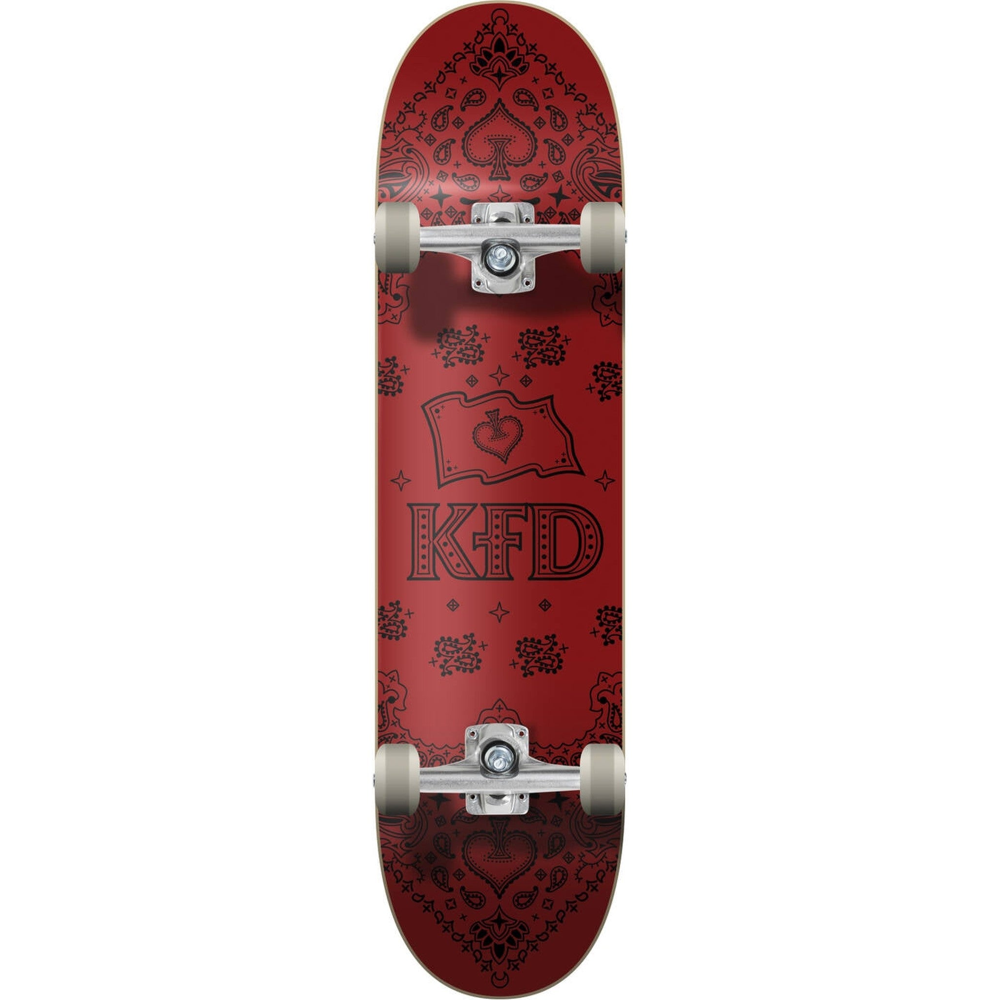 KFD Bandana Komplett-Skateboard - Crimson-ScootWorld.de