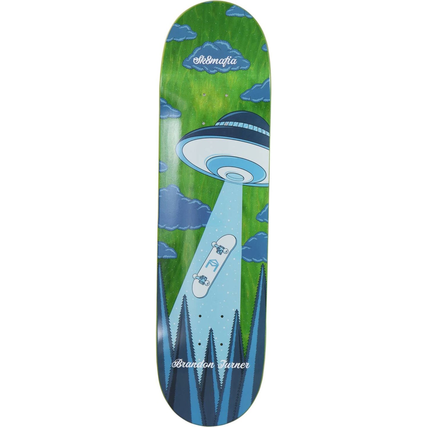 Sk8mafia Brandon Turner Hacked Skateboard Deck - Green-ScootWorld.de