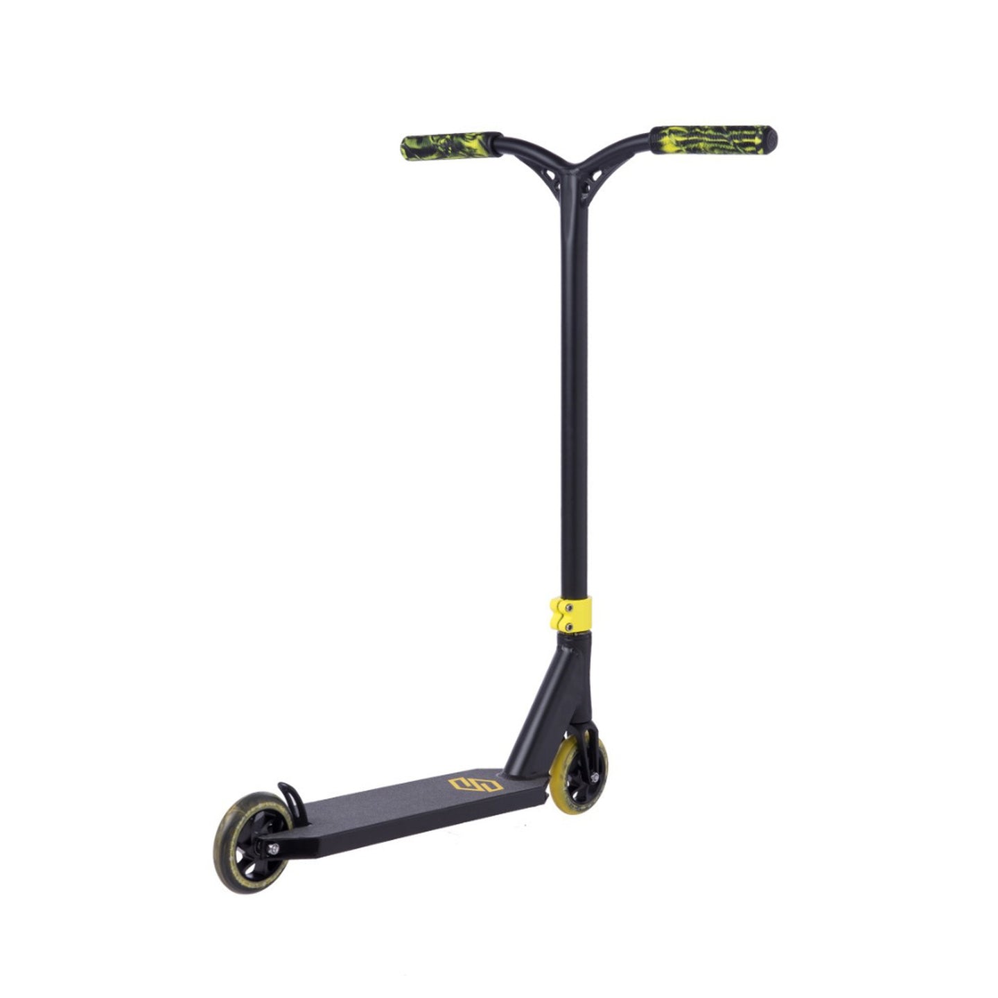 Striker Lux Painted Stunt Scooter - Black/Yellow-ScootWorld.de