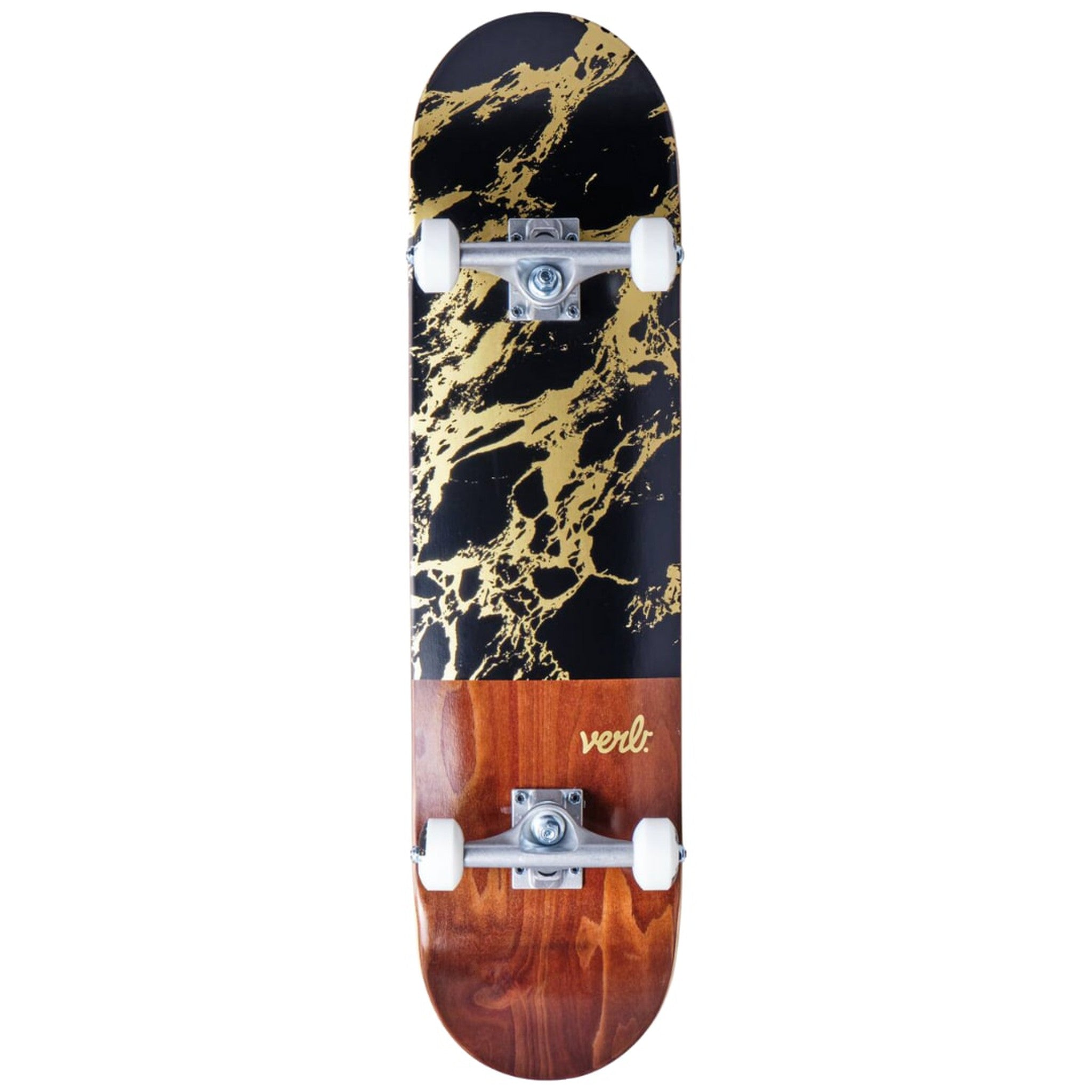 Verb Marble Dip Skateboard Komplettboard - 8" - Black-ScootWorld.de