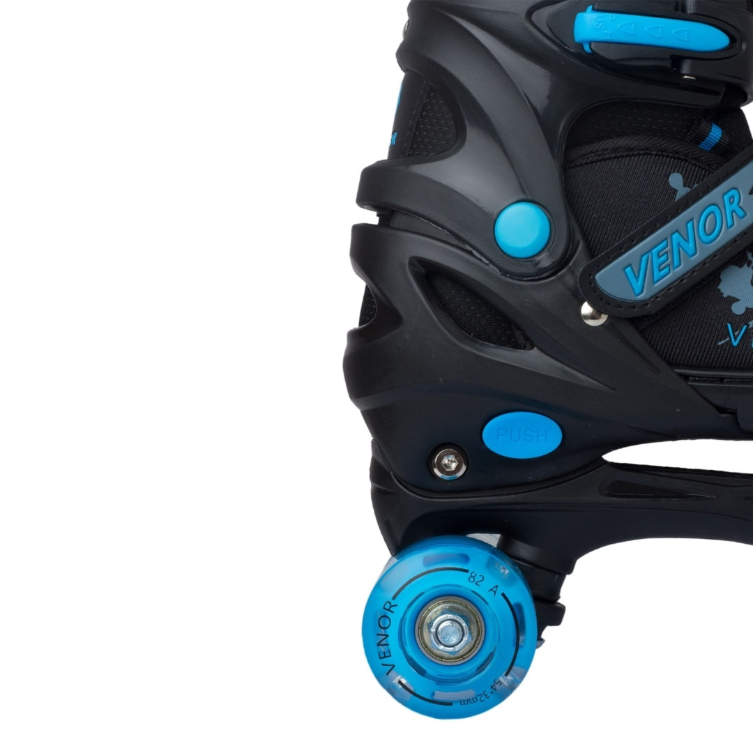 VENOR Ignite LED Side-By-Side - Black/Blue-ScootWorld.de