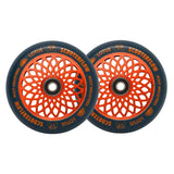 Root ScooterFlow Stunt Scooter Rollen 110mm 2er-Pack - Blå/Orange-ScootWorld.de