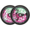 Oath Bermuda 110MM Stunt Scooter Rollen 2-Pack - Grün/Rosa